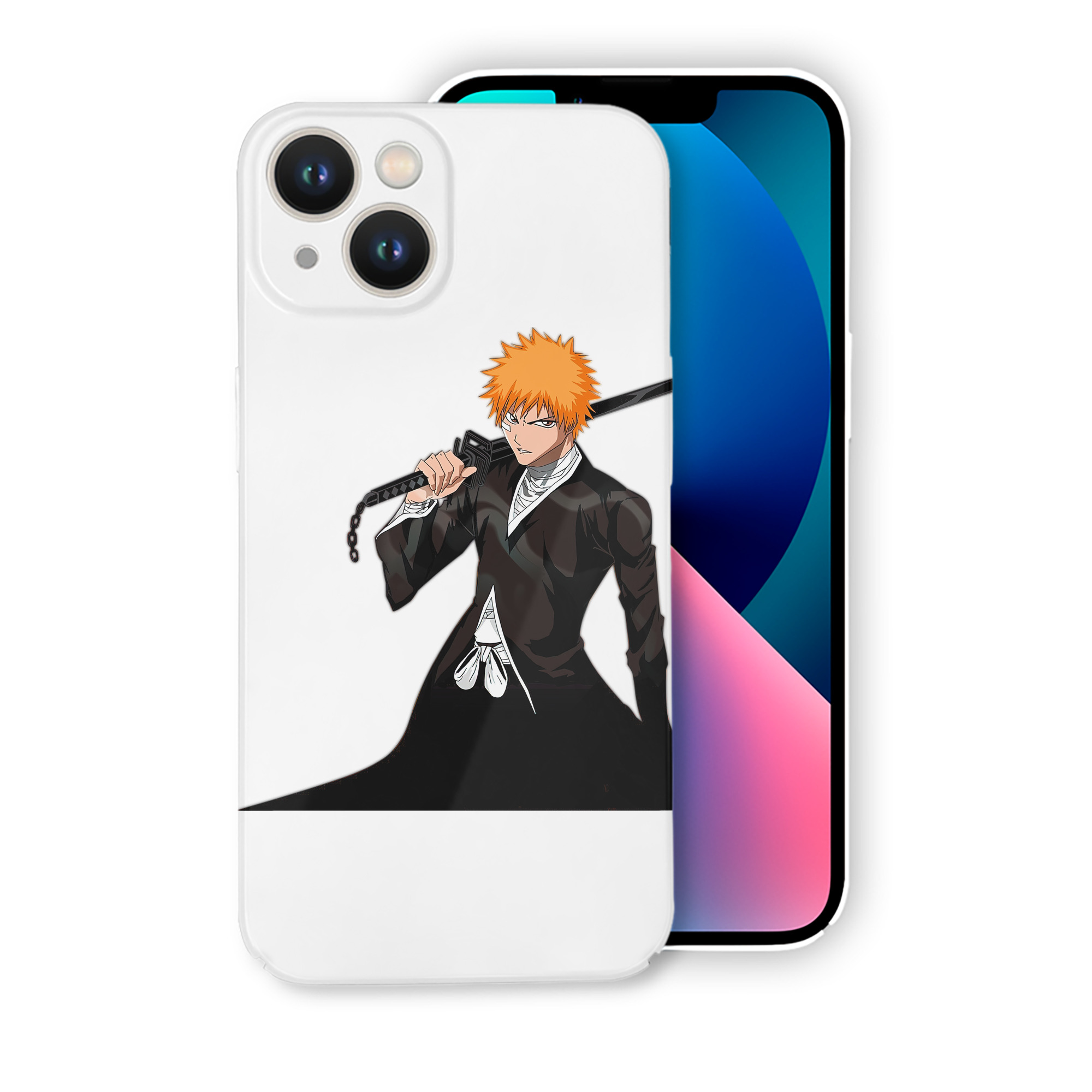 （画像用） ブリーチ 黒崎一護（くろさき いちご）BLEACH Kurosaki Ichigo 【iPhone 14シリーズ対応】ハードケース